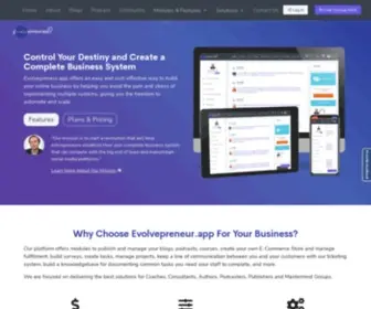 Evolvepreneur.app(The New Revolution in Community) Screenshot