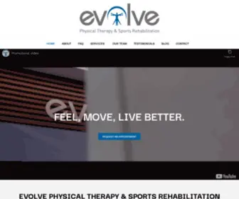 Evolveptnyc.com(Evolve Physical Therapy &amp; Performance) Screenshot