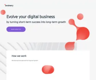 Evolvery.io(Digital agency with a unique approach) Screenshot