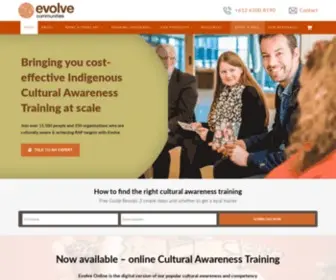 Evolves.com.au(Cultural Awareness Training) Screenshot