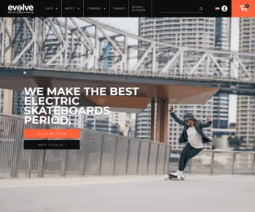 Evolveskateboards.ae(Evolve Skateboards UAE Best Electric Skateboards (In stock)) Screenshot