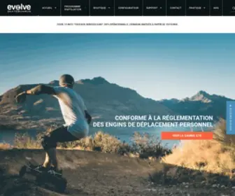 Evolveskateboards.fr(Revendeur officiel skateboards Evolve) Screenshot