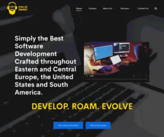 Evolvesquads.com(Simply the Best Software Development Crafted throughout Eastern and Central Europe) Screenshot