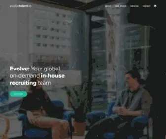 Evolvetalent.io(Evolve Talent) Screenshot