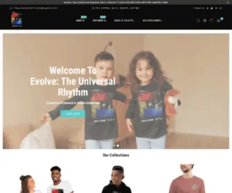 Evolvetheuniversalrhythm.com(The Universal Rhythm) Screenshot