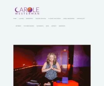 Evolvetoharmony.com(Yoga with Carole Westerman) Screenshot
