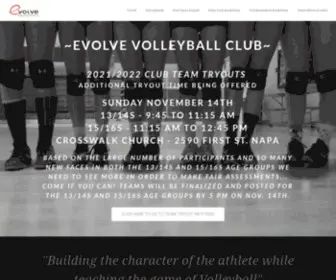 Evolvevolleyballclub.com(Evolve Volleyball Club) Screenshot