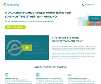 Evolvevrn.com(Vacation Rental Management Services) Screenshot