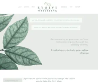 Evolvewellbeing.com.au(Evolve Wellbeing) Screenshot