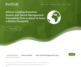 Evolve.za.com(Africa’s Leading Global Executive Search Firm) Screenshot