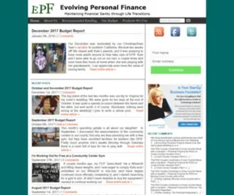 Evolvingpf.com(Evolving Personal Finance) Screenshot