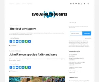 Evolvingthoughts.net(Evolving Thoughts) Screenshot