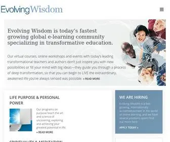 Evolvingwisdom.com(Evolving Wisdom Home) Screenshot