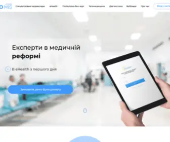 Evomis.com(Медична інформаційна система EvoMIS) Screenshot