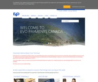 Evopayments.ca(EVO Canada) Screenshot