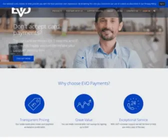 Evopayments.co.uk(EVO Payments UK) Screenshot