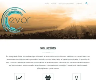 Evor.com.br(Contact & Marketing Solutions) Screenshot