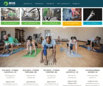 Evorock.com(EVO climbing gyms offer a friendly community vibe for climbers of all ages and abilities. Services) Screenshot
