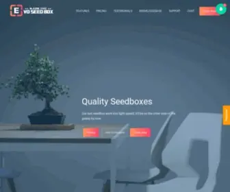 Evoseedbox.com(Affordable Premium Seedbox) Screenshot