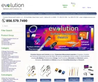 Evosensors.com(Evolution Sensors and Controls) Screenshot