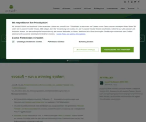 Evosoft.com(Softwareentwicklung und IT) Screenshot