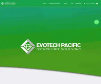 Evotechpacific.com.au(Evotech Pacific) Screenshot