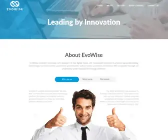 Evowise.com(Leading by Innovation) Screenshot