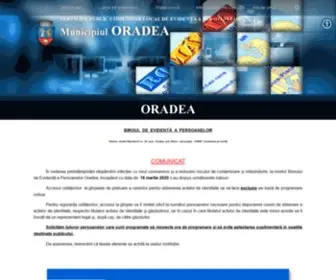 EVP-Oradea.ro(Website-ul oficial S.P.C.L.E.P) Screenshot