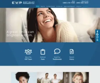 Evperio.com(East Valley Periodontics) Screenshot