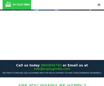 Evplugindia.com(EV Plug India) Screenshot