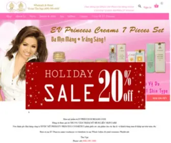 Evprincesscreams.com(EV Princess Creams & Skin Care) Screenshot