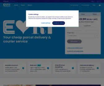 Evri.com(Cheap Parcel Delivery & Courier Service UK) Screenshot