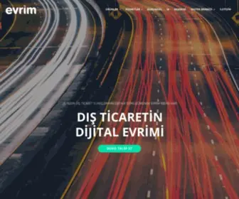 Evrim.com(Dış Ticaretin Dijital Evrimi) Screenshot