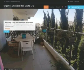 Evrionides.com(Best properties in Cyprus) Screenshot