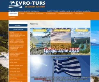 Evro-Turs.rs(Apartmani grčka) Screenshot