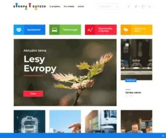 Evropavdatech.cz(Evropa v datech) Screenshot
