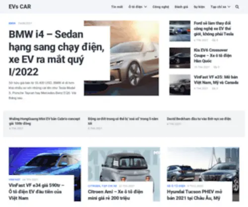 Evscar.com(EVs Car) Screenshot