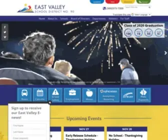 EVSD90.org(East Valley School District No.90) Screenshot