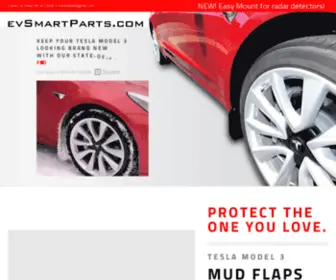 Evsmartparts.com(Tesla Model 3 Mud Flaps) Screenshot