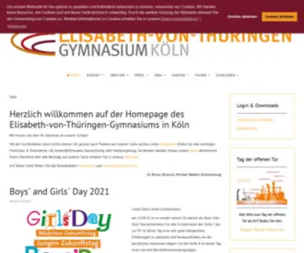 EVT-Koeln.de(EvT Gymnasium Köln) Screenshot