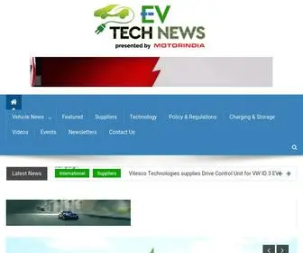 Evtechnews.in(EV Tech News) Screenshot