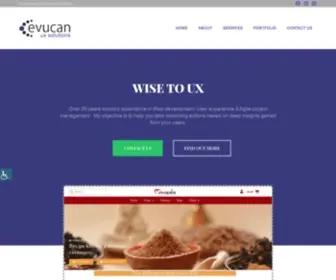 Evucan.com(User research and consultancy for web solutions) Screenshot