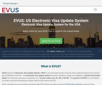 Evus.us(Apply for US Electronic Visa Update System) Screenshot