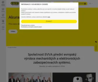 Evva.cz(Mechanické a elektronické uzamykací systémy) Screenshot