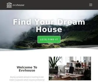 Evvhouse.com(Buying a property abroad or investing on real estate) Screenshot