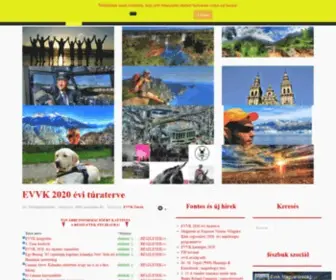 EVVK.hu(Explorer Vasutas Világjáró Klub) Screenshot