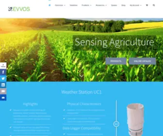 Evvos.com(EVVOS Telemetry Devices) Screenshot