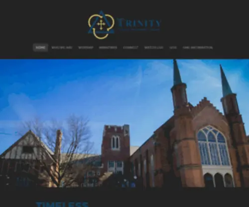 Evvtrinityumc.org(EVV Trinity UMC) Screenshot