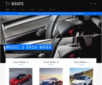 Evwraps.com(EV Wraps) Screenshot