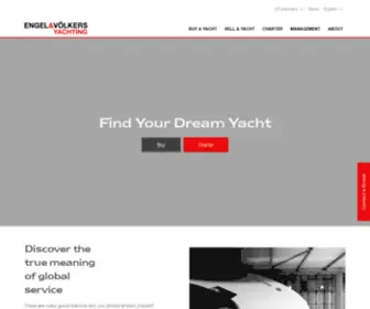 Evyachting.com(Luxury Yachts) Screenshot